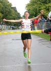 Abbe Donnelly brings Lincoln Wellington AC home to victory in the under-17 women, ERRA Natioanl Athletes Road Relay.